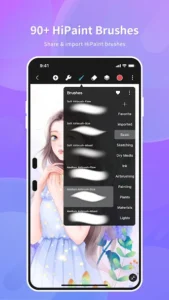 Hipaint MOD APK (v6.0.1) – Premium Unlocked, No Ads, All Features Free 1